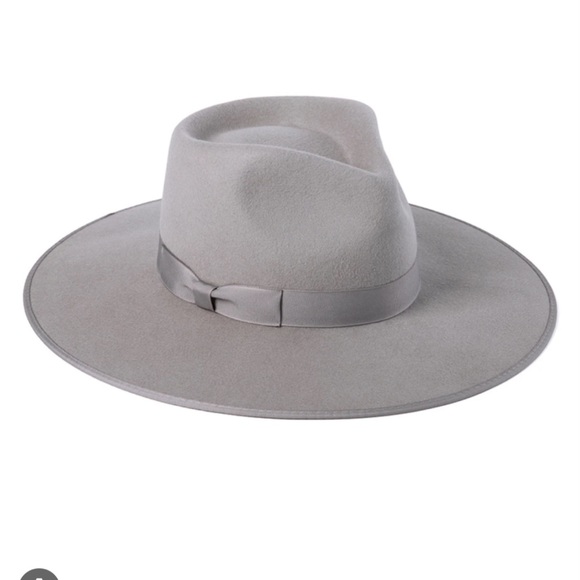 Lack of color rancher felt hat. Stone color. - Picture 2 of 4